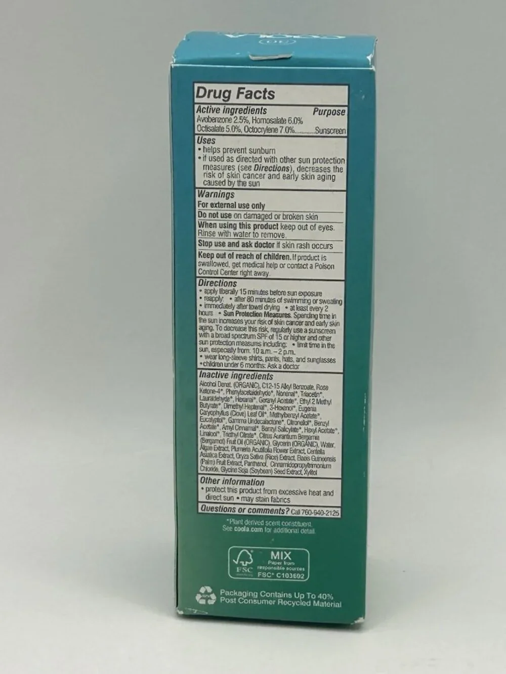COOLA classic scalp
